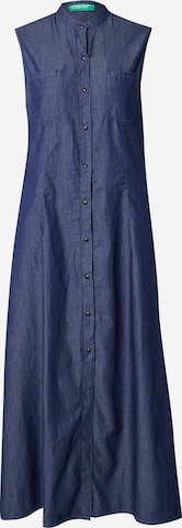 UNITED COLORS OF BENETTONKošulja haljina - plava boja: prednji dio