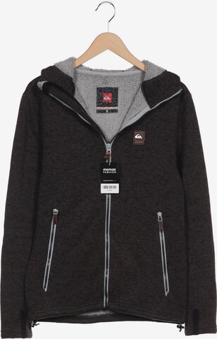 QUIKSILVER Kapuzenpullover S in Grau: predná strana