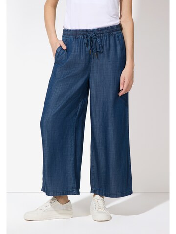 MORE & MORE Wide Leg Jeans in Blau: Vorderseite