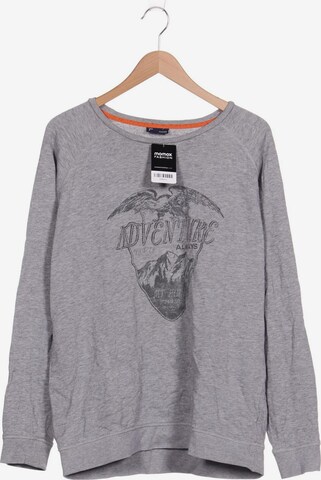 PIONEER Sweatshirt & Zip-Up Hoodie in XXL in Grey: front
