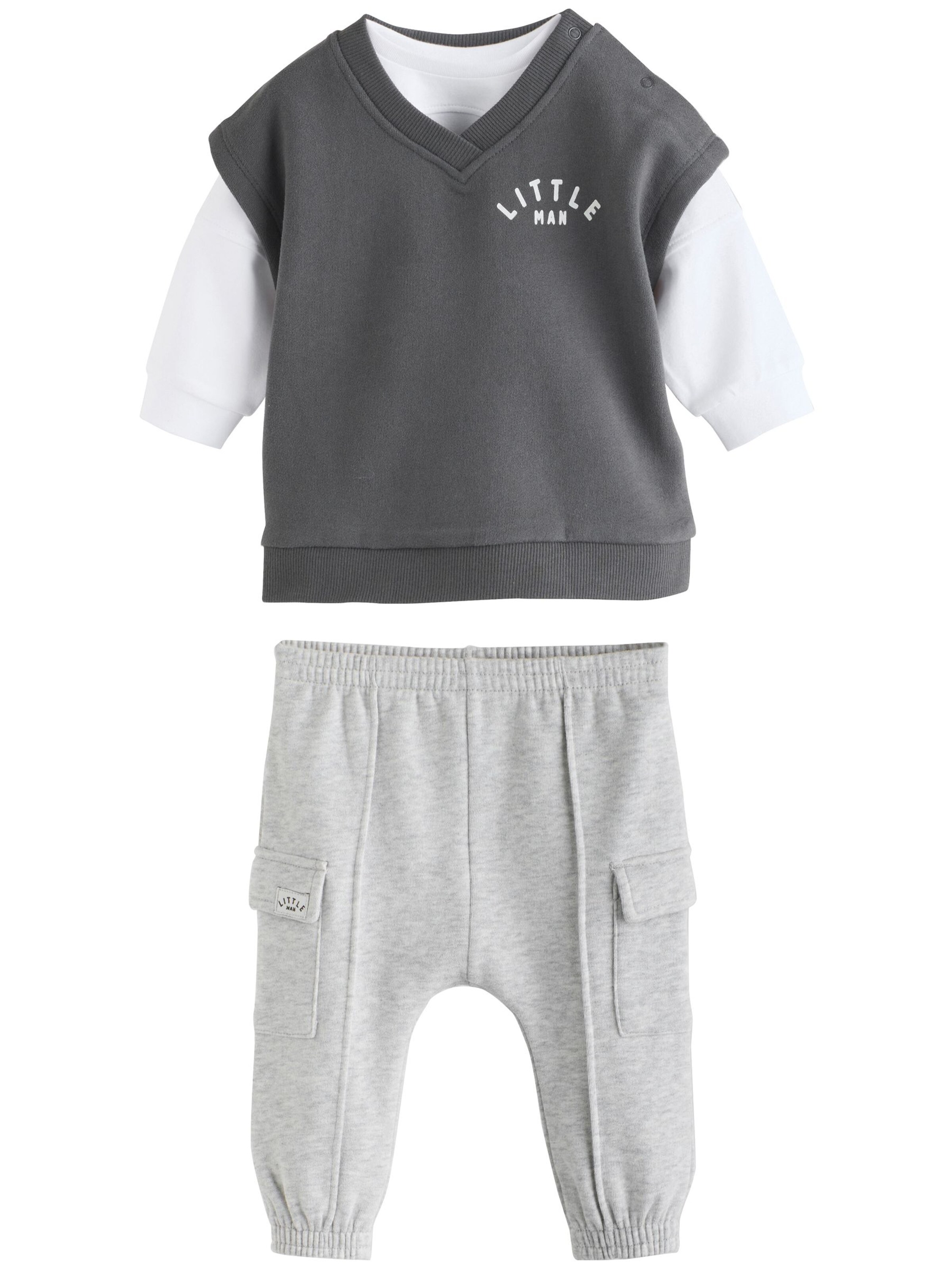 Next Sada – šedá: přední strana