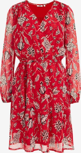 WE Fashion Šaty - hnedá / červená / čierna, Produkt