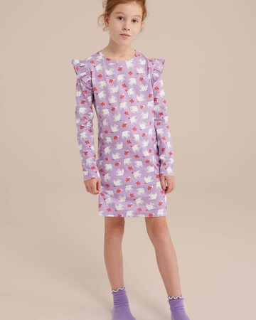 WE Fashion Šaty – fialová: přední strana