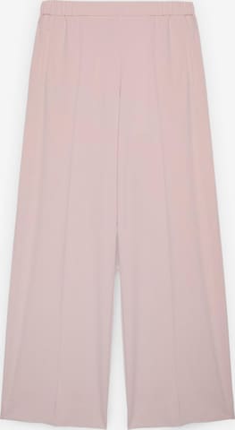 Wide Leg Pantalon Fiorella Rubino en rose : devant