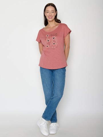 Maglietta 'Cool No Rain' di GREENBOMB in rosa