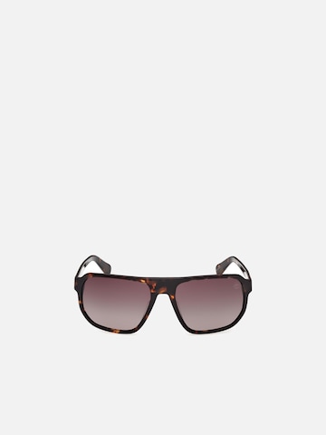 TIMBERLAND - Gafas de sol 'Timberland TB00075 Shiny blue 61/19/155 MAN Sunglasses' en marrón: frente