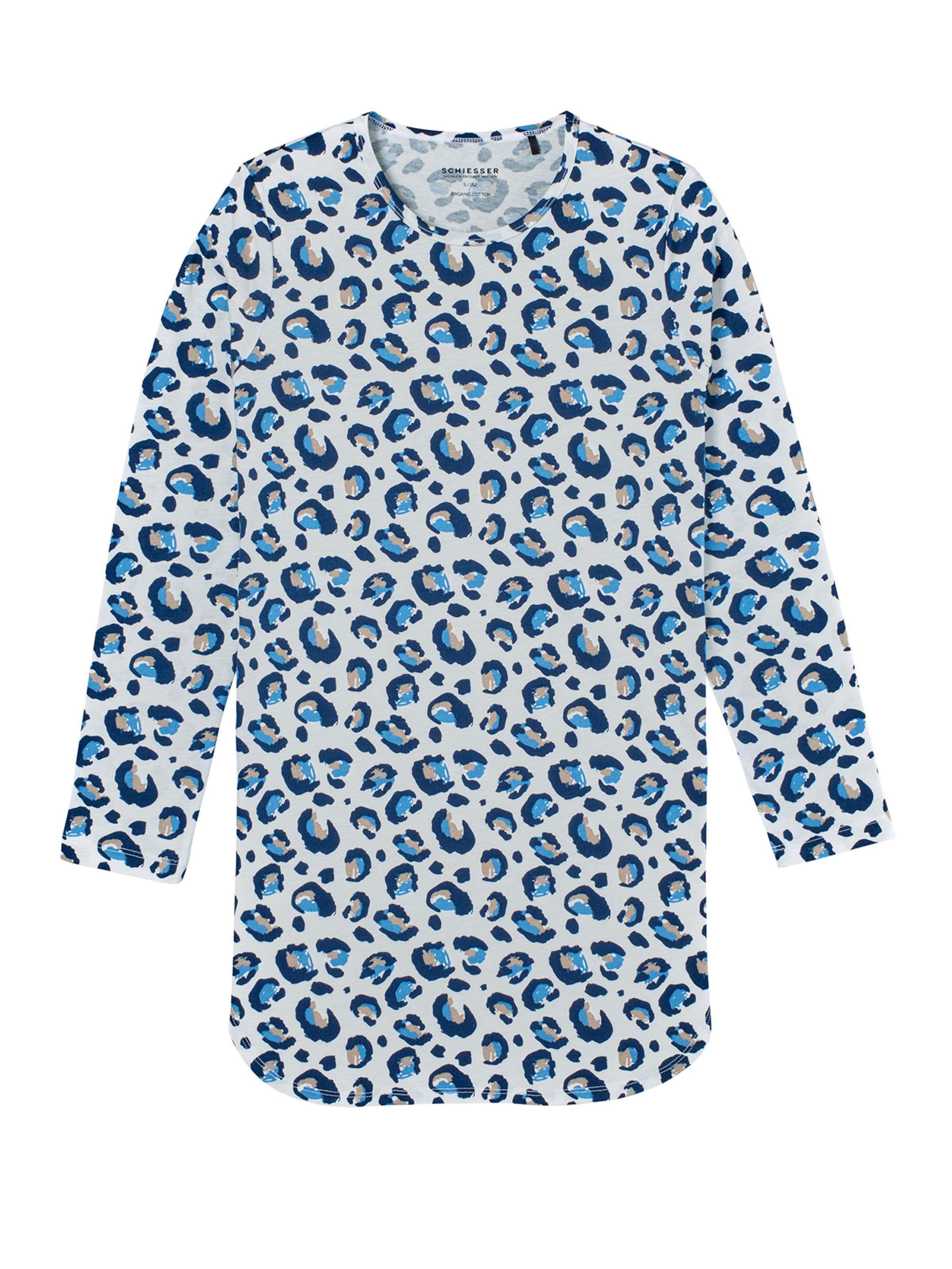 SCHIESSER Nachthemd in Blau: Vorderseite