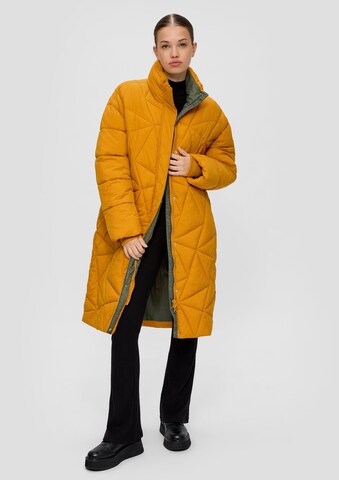 QS Płaszcz zimowy w kolorze pomarańczowy