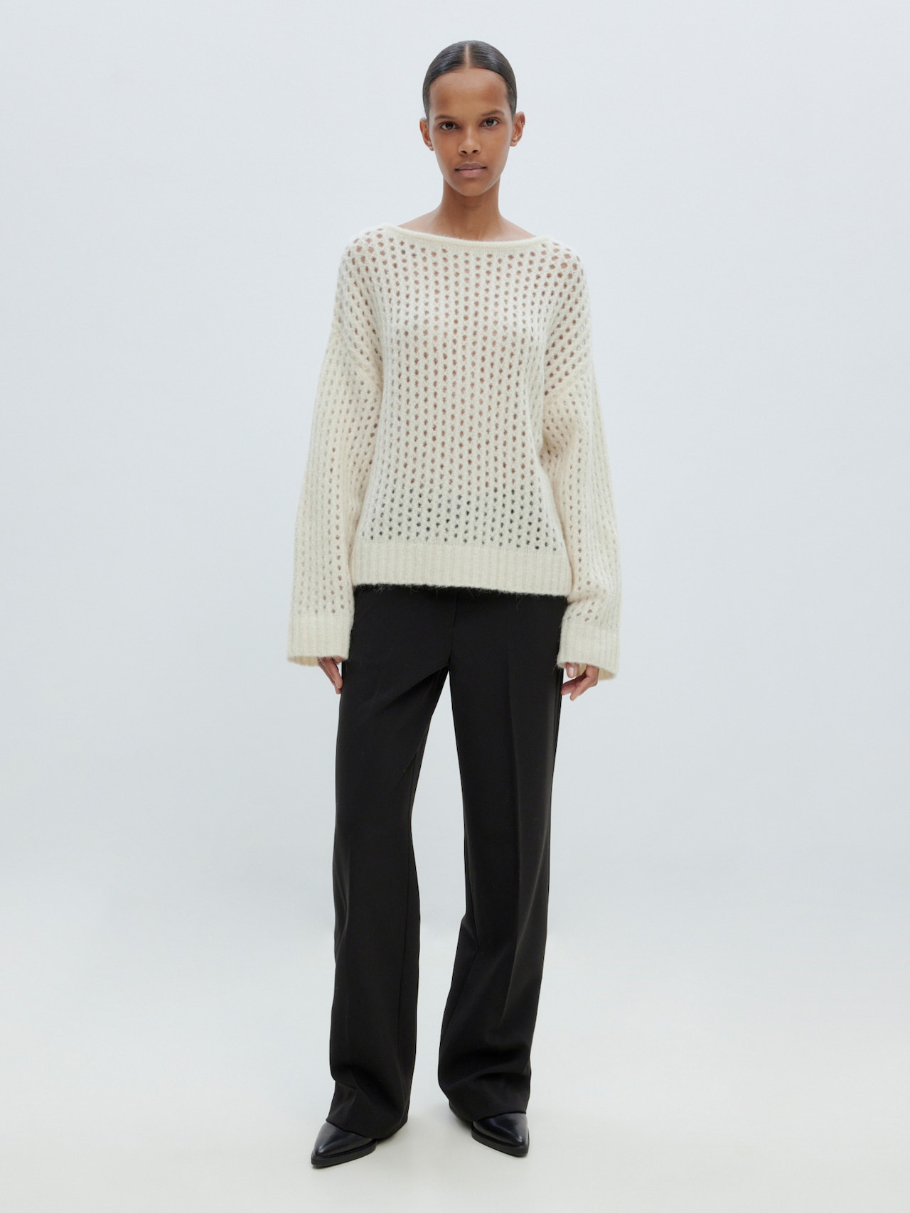 EDITED Produkte Pullover 'Frantje ' ecru