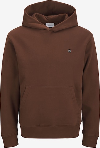 JACK & JONES - Sudadera 'JJAW25' en marrón: frente