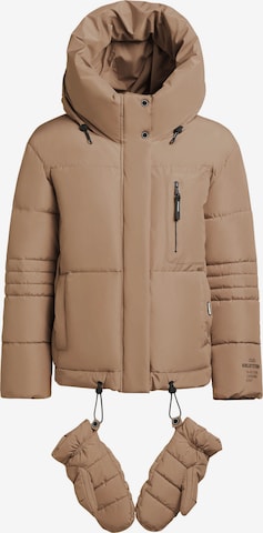 khujo Winterjacke in Braun: Vorderseite