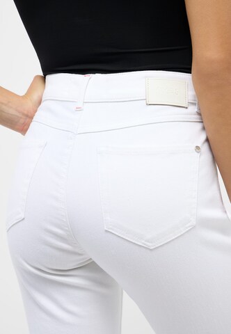 Angels Boot cut Jeans 'Leni Slit Fringe' in White