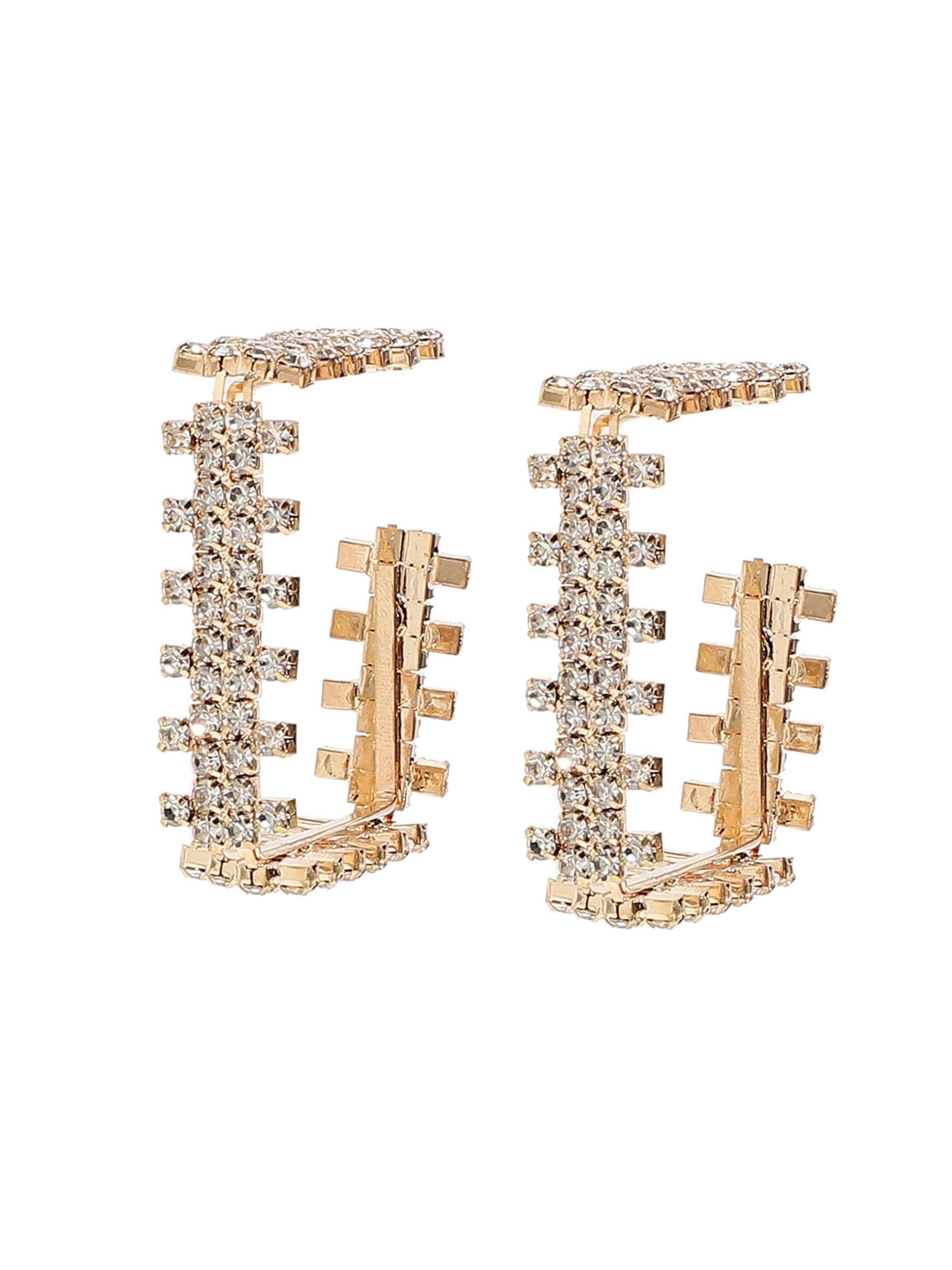 SOHI Örhängen ' Eryn ' i guld: framsida