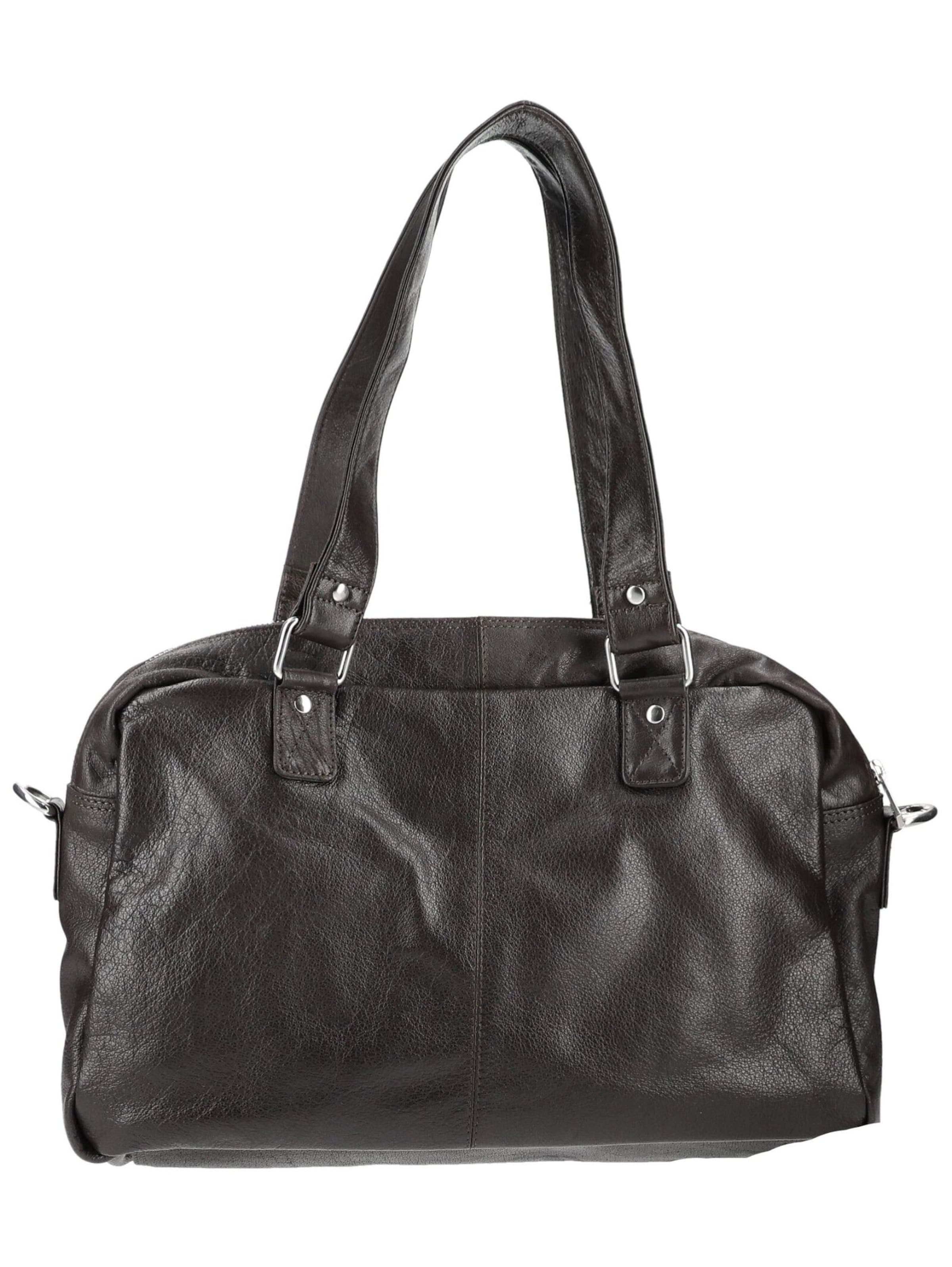 Sac bandoulière NÚNOO en marron : derrière