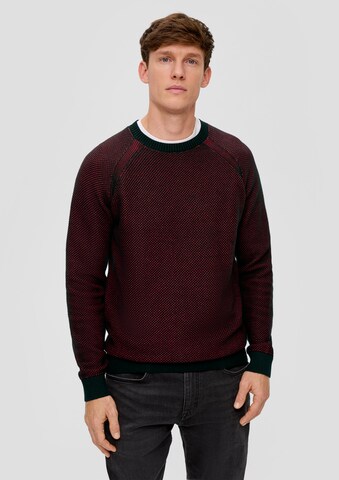 s.Oliver Sweater in Red: front