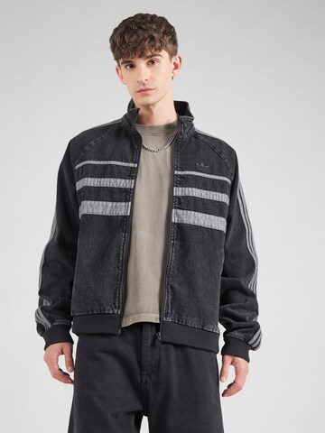 ADIDAS ORIGINALS Преходно яке 'FIRST' в черно: отпред