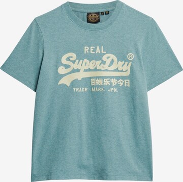 Superdry T-Shirt in Blau: predná strana