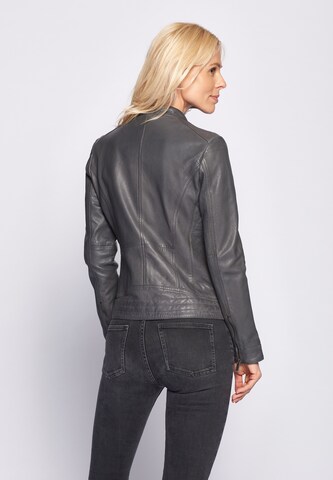 Maze Lederjacke 'Sally' in Grau