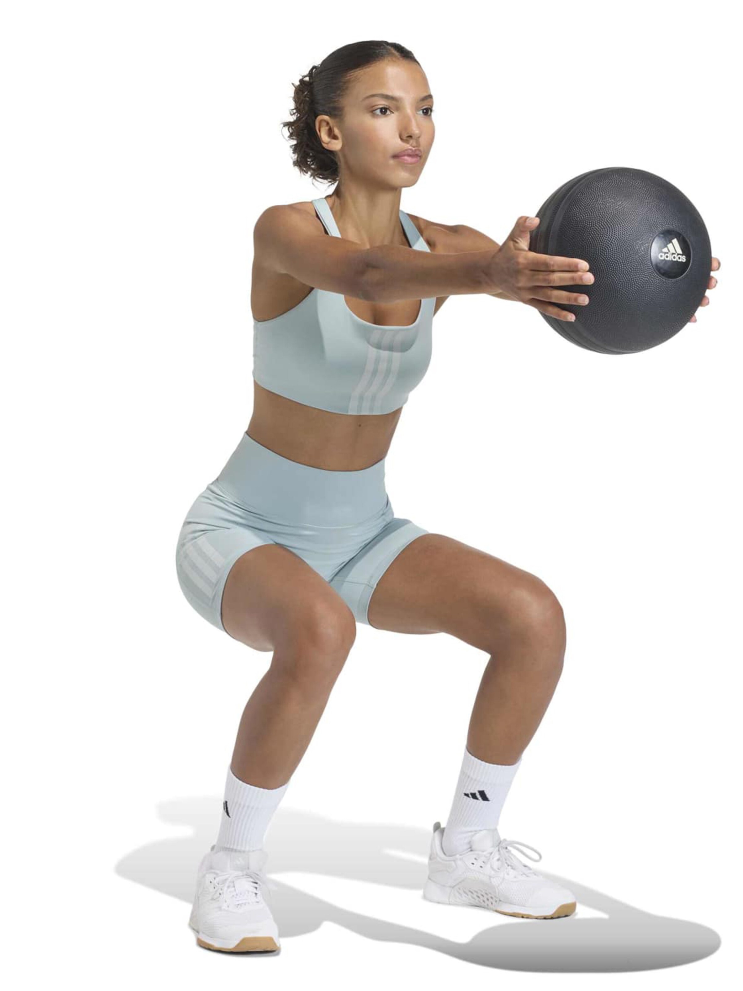 ADIDAS PERFORMANCE Skinny Sports trousers 'OPT' in Green