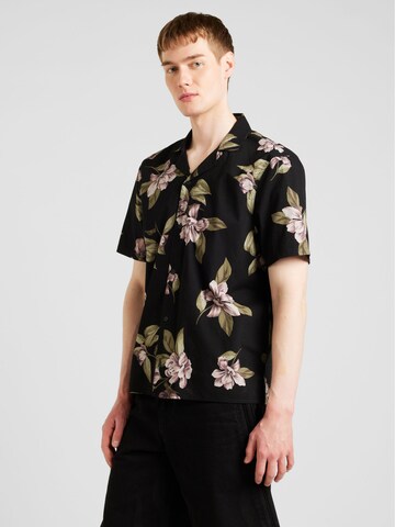 Fit confort Chemise HOLLISTER en noir : devant