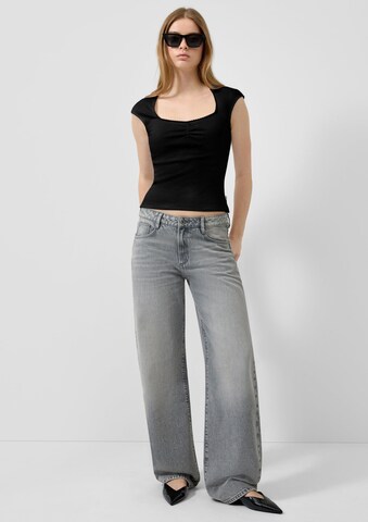 QS Shirt in Zwart