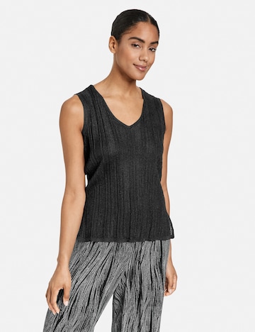 TAIFUN Knitted Top in Black: front