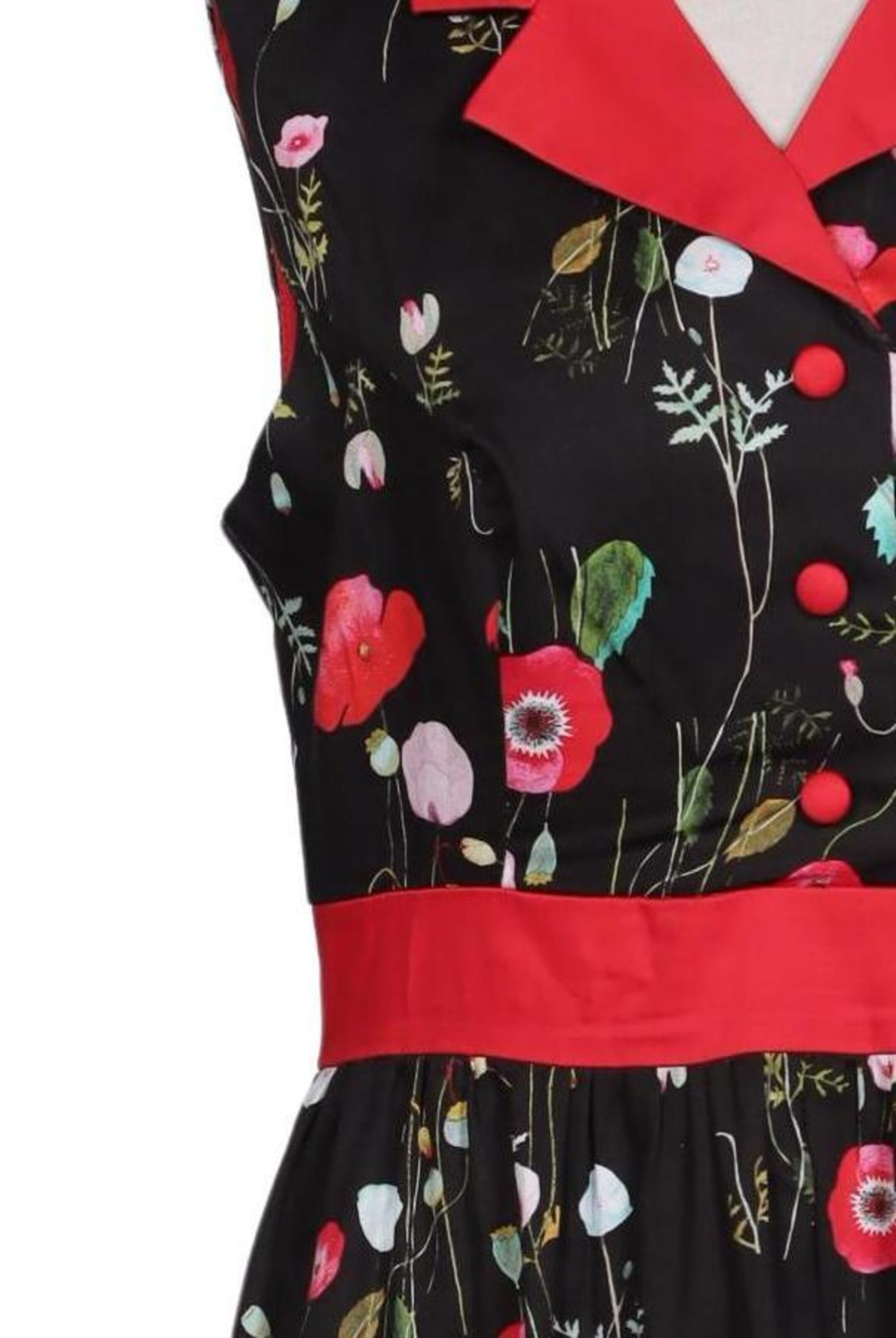 Hearts & Roses Dress in L in Black