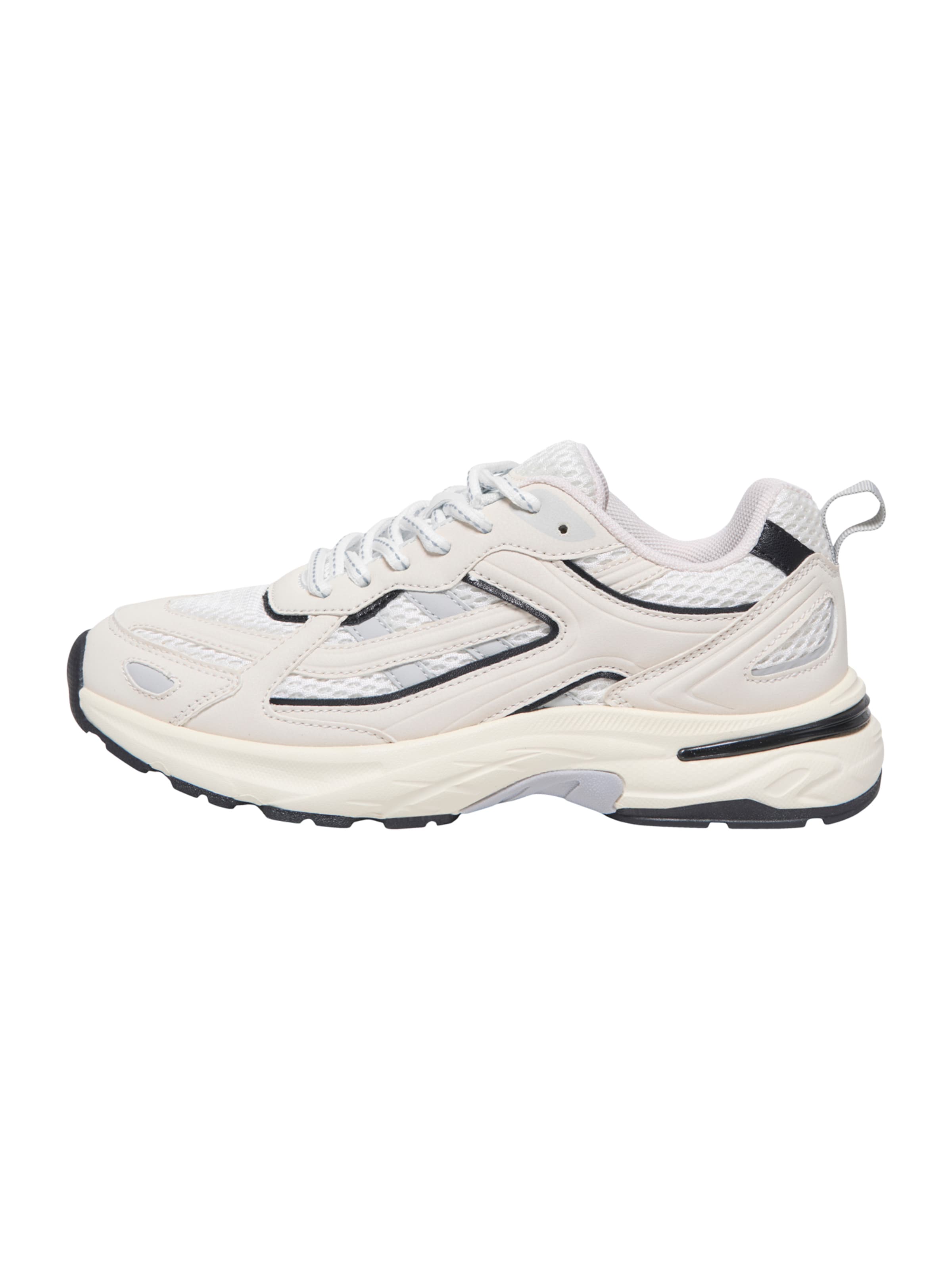 ONLY Zapatillas deportivas bajas 'ONLOLIVIA' en 36 en gris claro / negro / blanco / blanco natural, Vista del producto