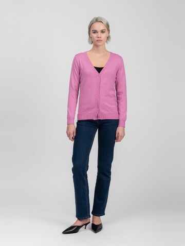 Influencer Strickjacke in Pink