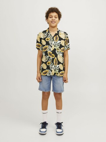 Jack & Jones Junior Regular Fit Skjorte 'Luke Tampa' i sort