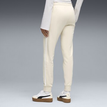 PUMA Tapered Broek in Wit