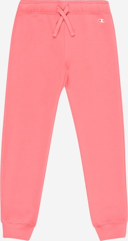 Effilé Pantalon Champion Authentic Athletic Apparel en rose : devant