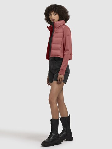 Veste mi-saison khujo en rouge