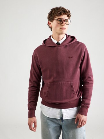 LEVI'S ® Свитшот 'THE AUTHENTIC' в Красный: спереди