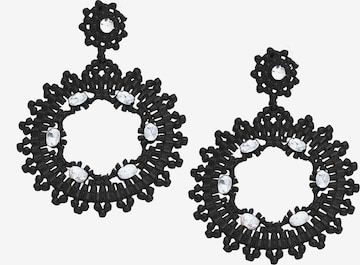 juoda SOHI Auskarai ' Cristen ': priekis