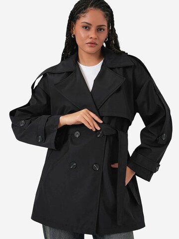 Bigdart Tussenmantel in Zwart: voorkant