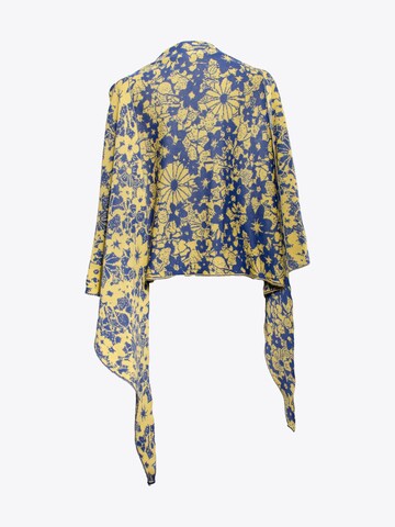 LANARTO slow fashion Shawl 'Schultertuch Aloha' in Blue: front