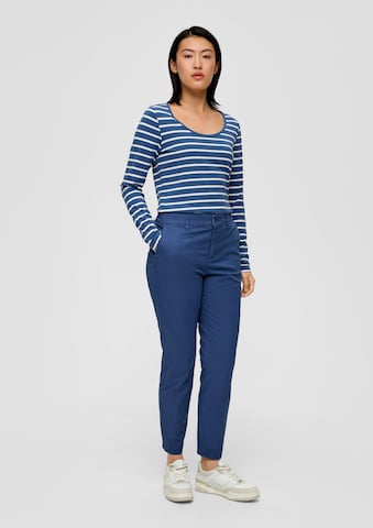 Effilé Pantalon chino s.Oliver en bleu