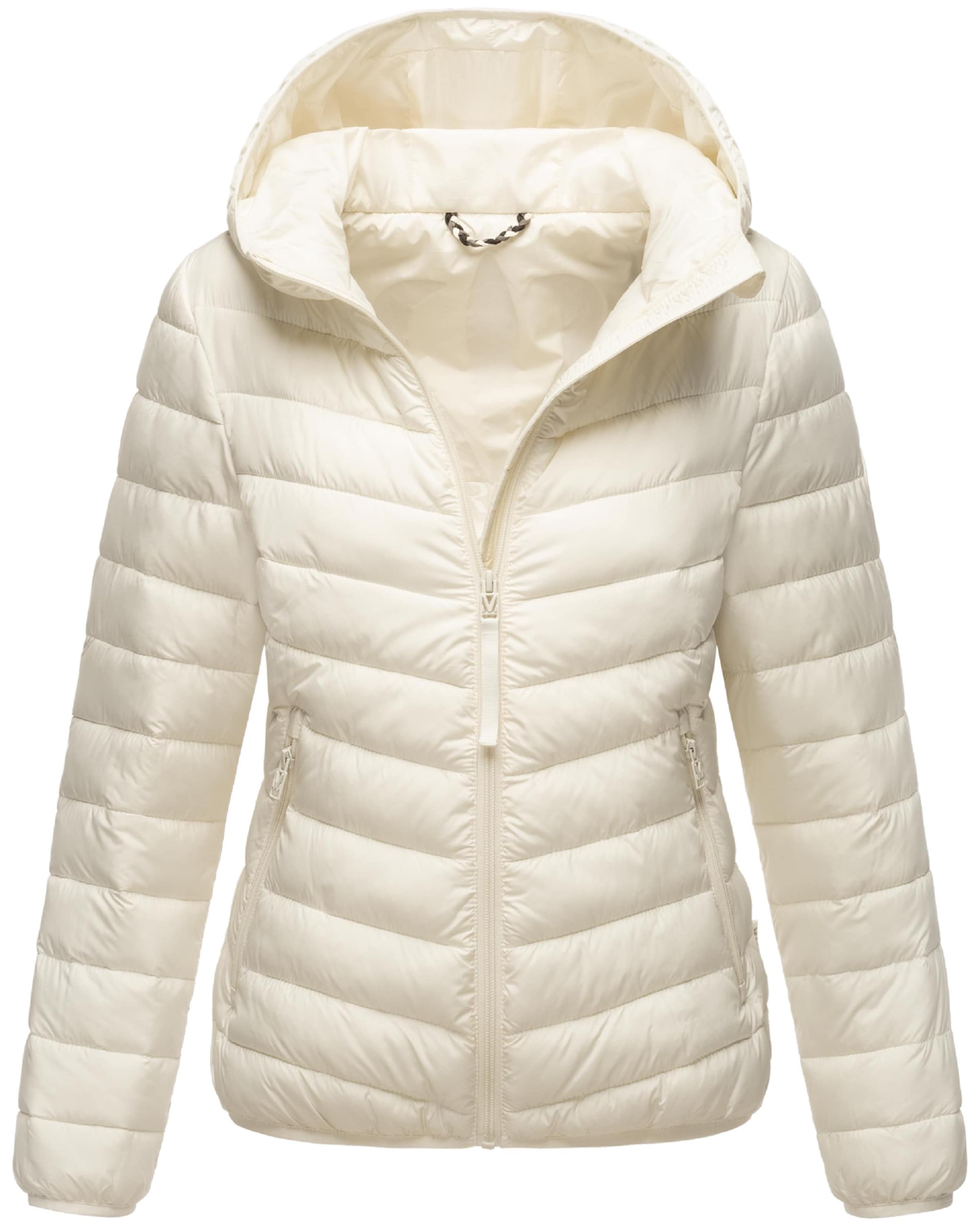 MARIKOO Демисезонная куртка 'Pack Mich Ein' в Белый