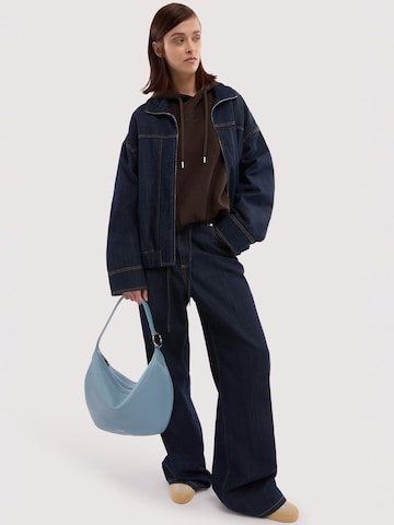 Trussardi Wide leg Jeans in Blauw