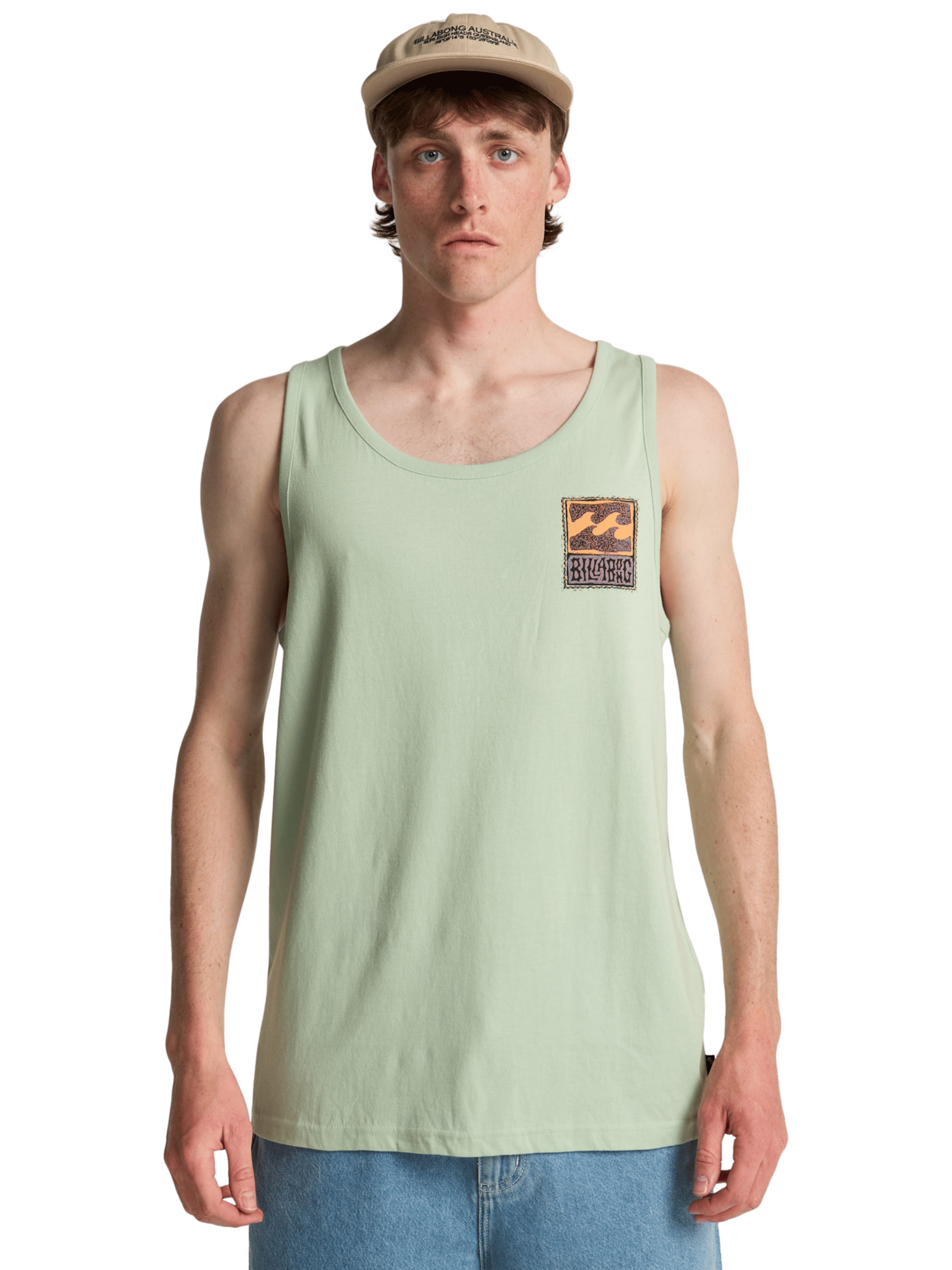 Tricou 'Stamp' de la BILLABONG pe verde