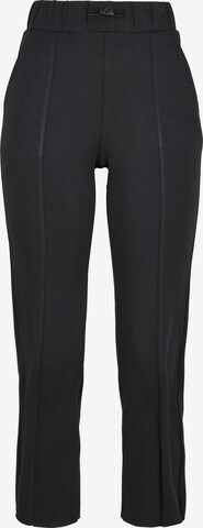 Urban Classics Regular Trousers in Black: front