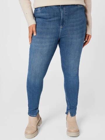 River Island Plus Skinny Jeans 'LIZZY' in Blue: front
