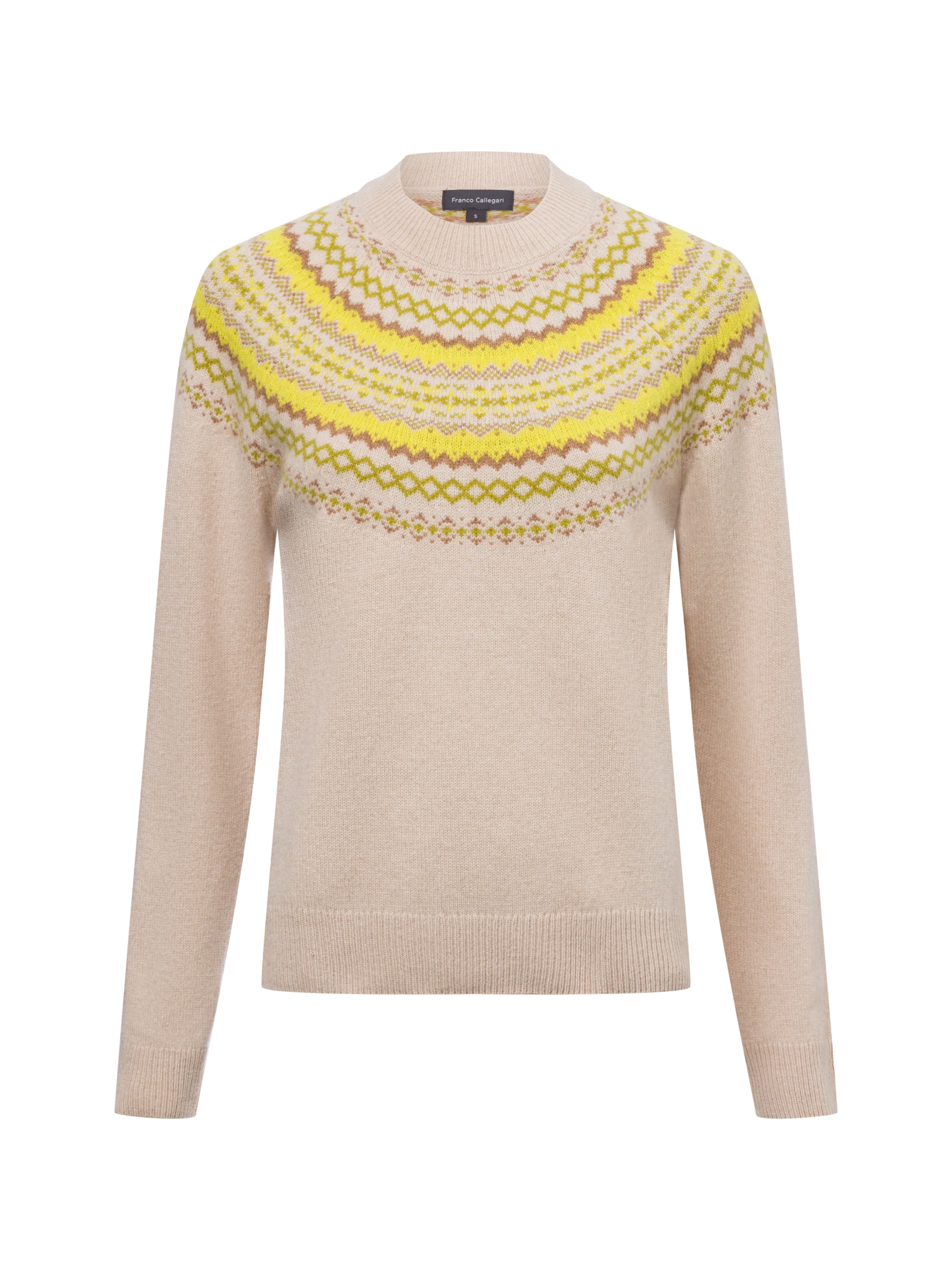 Franco Callegari Pullover in Beige: Vorderseite