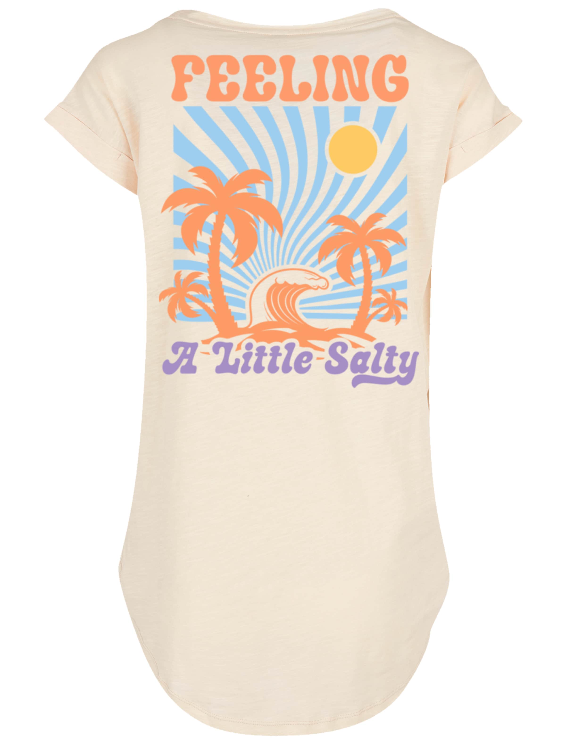 F4NT4STIC Shirt 'Feeling A Little Salty Summer' in Beige