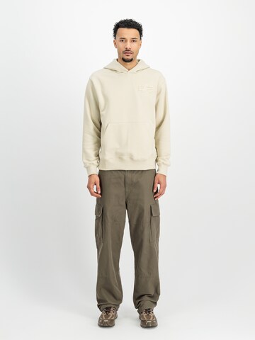 ALPHA INDUSTRIES Sweatshirt in Beige