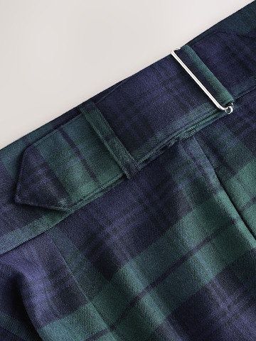 Next Wide leg Pleat-front trousers 'Smart' in Blue