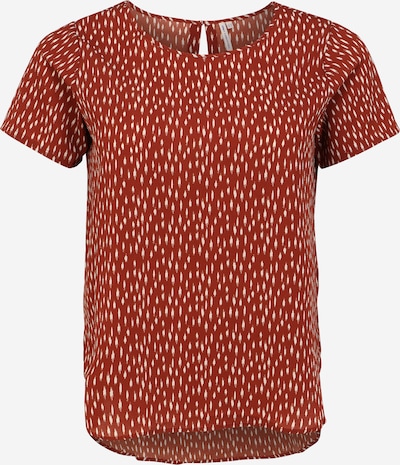 ONLY Carmakoma Bluse in rot / weiß, Produktansicht