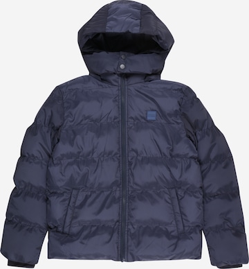 Urban Classics Winter jacket in Blue: front