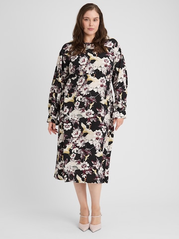 juoda Guido Maria Kretschmer Curvy Suknelė 'Orelia': priekis